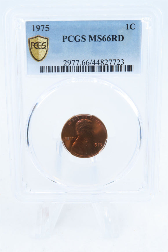 1975-P PCGS MS66RD Lincoln Memorial Cent Business Strike 1C