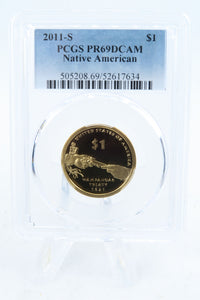 2011-S PCGS PR69DCAM Native American Dollar Proof