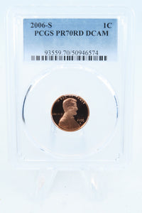 2006-S PCGS PR70DCAM Lincoln Memorial Cent Proof 1C