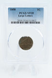 1858-P PCGS VF35 Large Letters Flying Eagle Cent Business Strike 1C