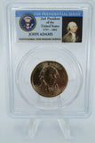 2007-D PCGS MS66 John Adams - Position A Presidential Dollar Business Strike