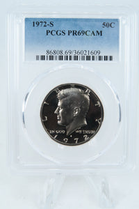 1972-S PCGS PR69CAM Kennedy Half Dollar Proof 50C