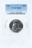 1961-P PCGS MS65 Franklin Half Dollar Business Strike 50C