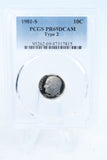 1981-S PCGS PR69DCAM Type 2 Roosevelt Dime Proof 10C