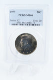 1977-P PCGS MS66 Kennedy Half Dollar Business Strike 50C