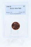 1988-D PCGS MS67RD Lincoln Memorial Cent Business Strike 1C