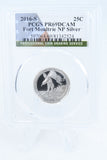 2016-S PCGS PR69DCAM Silver Fort Moultrie NP Quarter Proof 25C