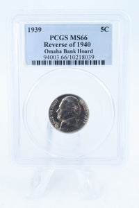 1939-P PCGS MS66 Reverse of 1940 Jefferson Nickel Business Strike 5C