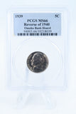 1939-P PCGS MS66 Reverse of 1940 Jefferson Nickel Business Strike 5C