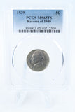 1939-P PCGS MS65FS Reverse of 1940 Jefferson Nickel Full Steps 5C