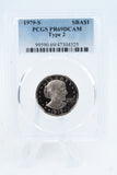 1979-S PCGS PR69DCAM Type 2 Susan B. Anthony Dollar Proof