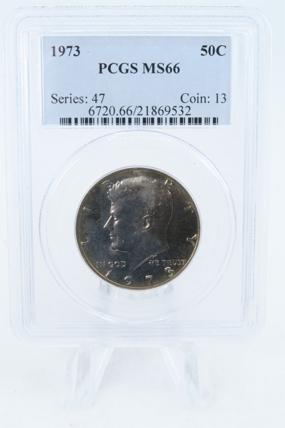 1973-P PCGS MS66 Kennedy Half Dollar Business Strike 50C