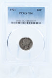 1921-P PCGS G06 Mercury Dime Business Strike 10C
