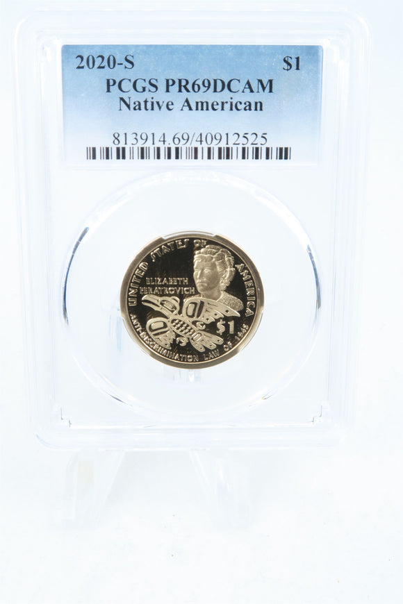 2020-S PCGS PR69DCAM Native American Dollar Proof