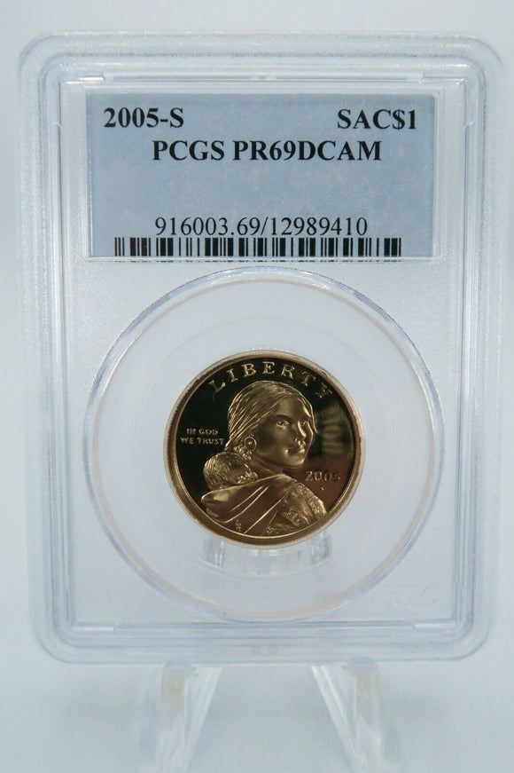 2005-S PCGS PR69DCAM Sacagawea Dollar Proof