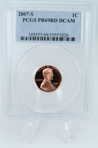 2007-S PCGS PR69DCAM Lincoln Memorial Cent Proof 1C