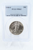 1940-S PCGS MS63 Walking Liberty Half Dollar Business Strike 50C
