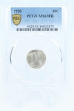 1920-P PCGS MS63FB Mercury Dime Business Strike 10C