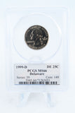 1999-D PCGS MS66 Delaware State Quarter Business Strike 25C