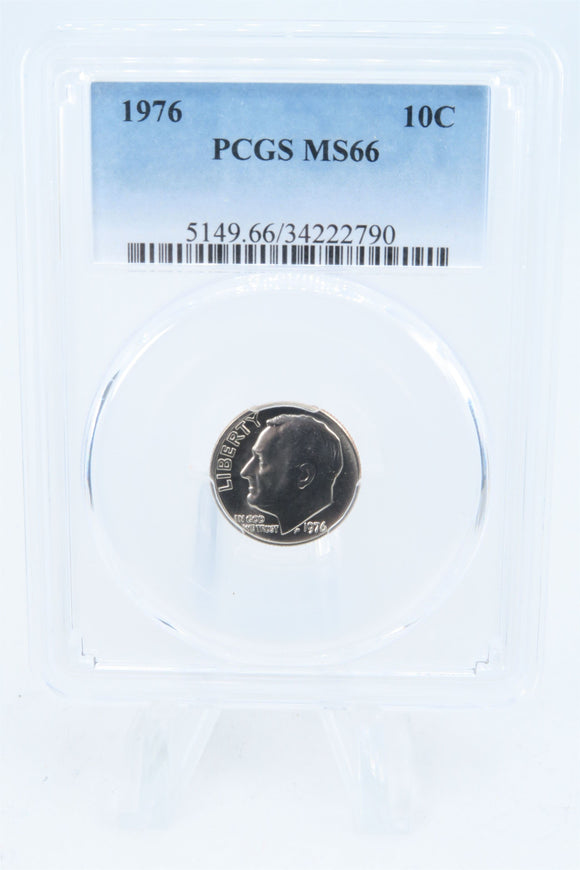 1976-P PCGS MS66 Roosevelt Dime Business Strike 10C