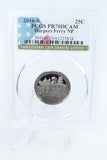 2016-S PCGS PR70DCAM Harpers Ferry NP Quarter Proof 25C