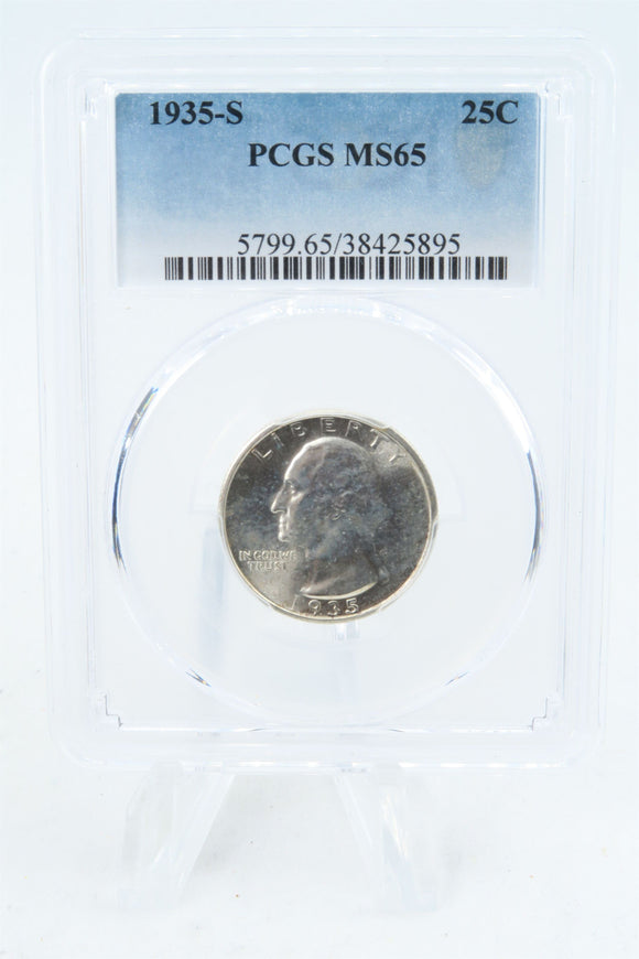 1935-S PCGS MS65 Washington Quarter Business Strike 25C