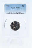 1952-P PCGS PR67 Jefferson Nickel Proof 5C