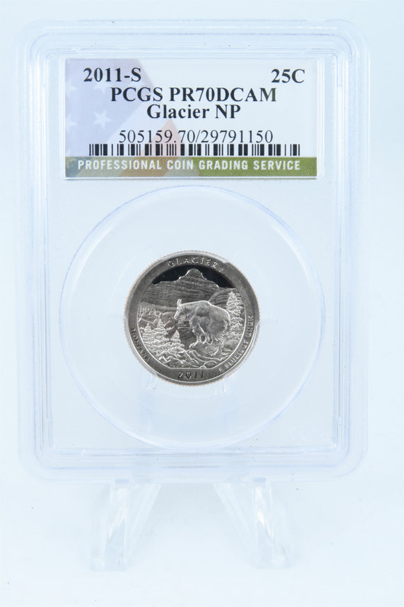 2011-S PCGS PR70DCAM Glacier NP Quarter Proof 25C