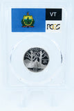 2001-S PCGS PR70DCAM Silver Vermont State Quarter Proof 25C