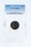 1953-P PCGS MS65 Jefferson Nickel Business Strike 5C