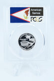 2009-S PCGS PR70DCAM Silver American Samoa Quarter Proof 25C