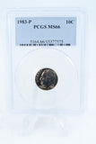 1983-P PCGS MS66 Roosevelt Dime Business Strike 10C