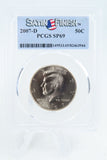 2007-D PCGS SP69 Satin Finish Kennedy Half Dollar 50C