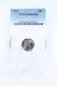 1923-P PCGS MS64FB Mercury Dime Business Strike 10C