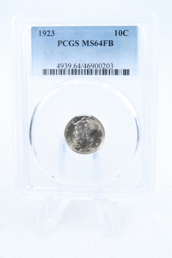 1923-P PCGS MS64FB Mercury Dime Business Strike 10C