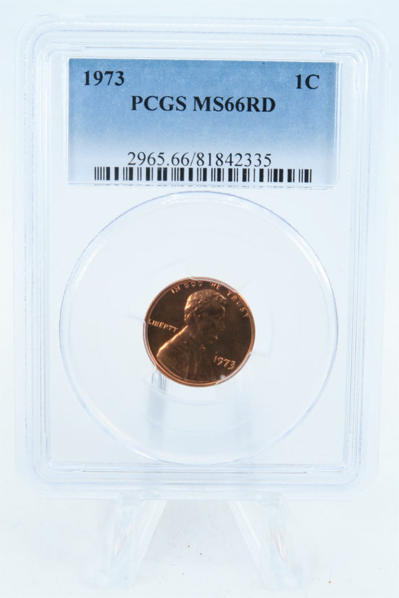 1973-P PCGS MS66RD Lincoln Memorial Cent Business Strike 1C