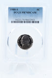 1988-S PCGS PR70DCAM Jefferson Nickel Proof 5C