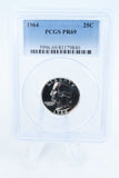 1964-P PCGS PR69 Washington Quarter Proof 25C
