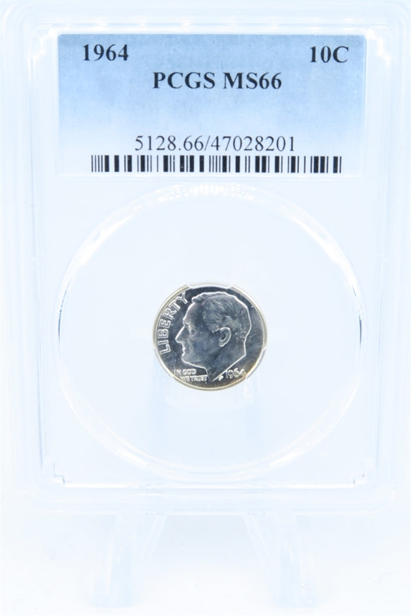 1964-P PCGS MS66 Roosevelt Dime Business Strike 10C