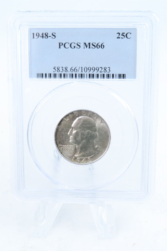 1948-S PCGS MS66 Washington Quarter Business Strike 25C