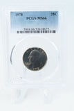 1978-P PCGS MS66 Washington Quarter Business Strike 25C