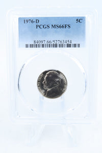 1976-D PCGS MS66FS Jefferson Nickel Full Steps Business Strike 5C