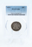 1876-P PCGS G06 Liberty Seated Quarter Business Strike 25C