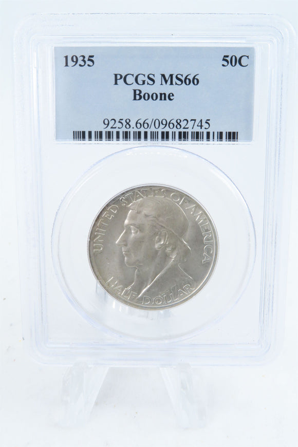 1935-P PCGS MS66 Boone Classic Commemorative Half Dollar 50C