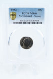 1982-P PCGS MS66 No Mintmark (Strong) Roosevelt Dime Business Strike 10C