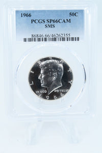 1966-P PCGS SP66CAM SMS Kennedy Half Dollar 50C