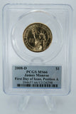 2008-D PCGS MS66 James Monroe - Position A Dollar Business Strike