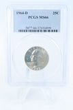 1964-D PCGS MS66 Washington Quarter Business Strike 25C