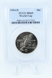 1994-D PCGS MS69 World Cup Modern Commemorative Half Dollar 50C