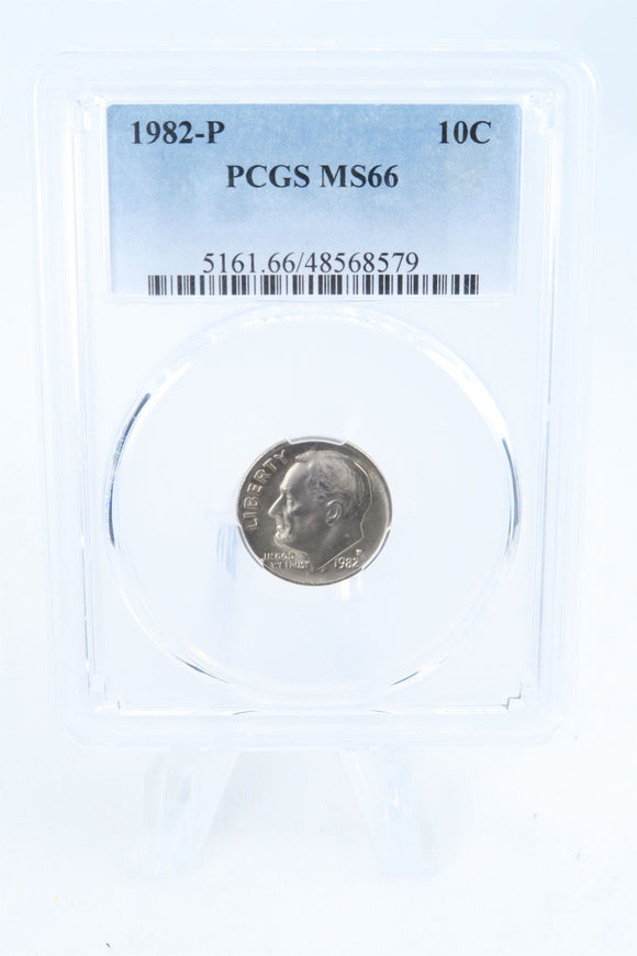 1982-P PCGS MS66 Roosevelt Dime Business Strike 10C